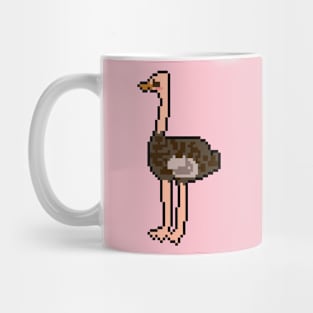 Pixel Pals Ostrich Mug